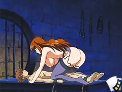 Animated Nanny With Pierced Nipples Engages In Sexual Activity With Her Submissive Partner In A Basement